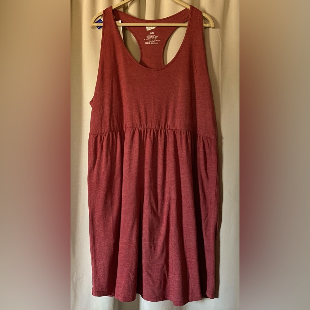 LJ Co Racerback Babydoll Tank Dress W, size XXL